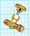 Low pressure needle valves